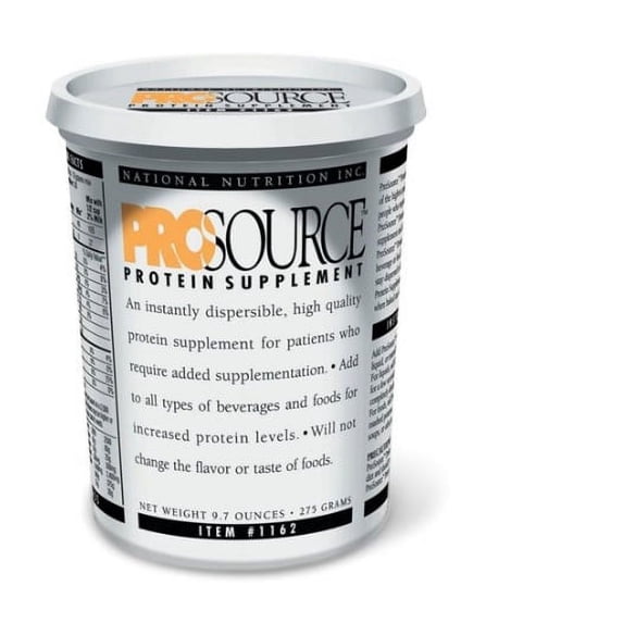 ProSource Protein Supplement, Unflavored 9.7 oz. Tub Powder, 11162 - Case of 6