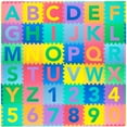 thumbnail image 1 of ProSource Puzzle Alphabet and Numbers Foam PlayMat for Kids - 36 tiles with edges, 1 of 8