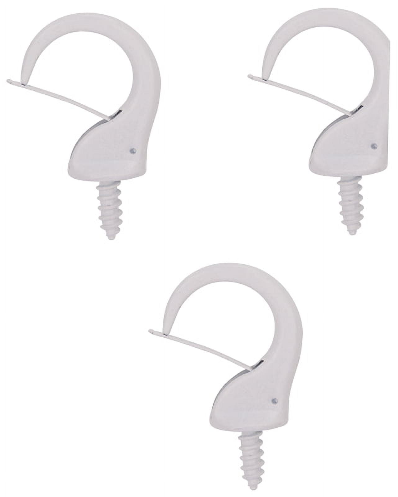 ProSource Safety Cup Hook Steel White Painted