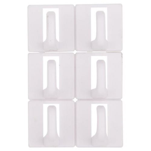 ProSource Self-Adhesive Cup Hook Plastic White