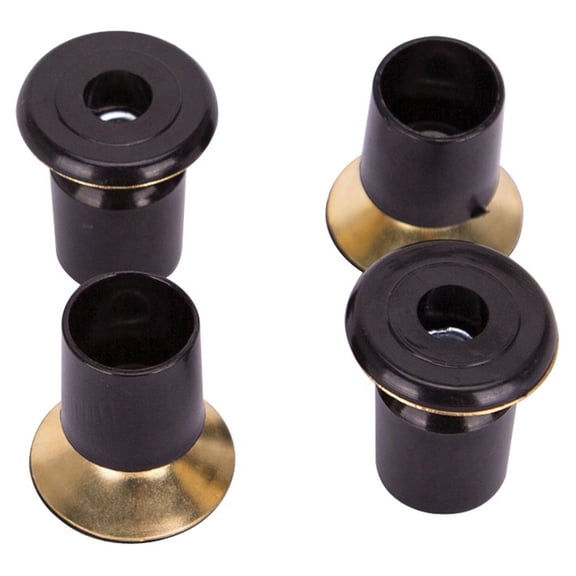 ProSource Swivel Chair Furniture Slide Glide 5/8 In Dia Brass