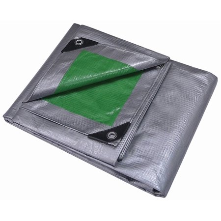 Mintcraft 10X20 H.Duty Green/Silver Tarp T1020GS140