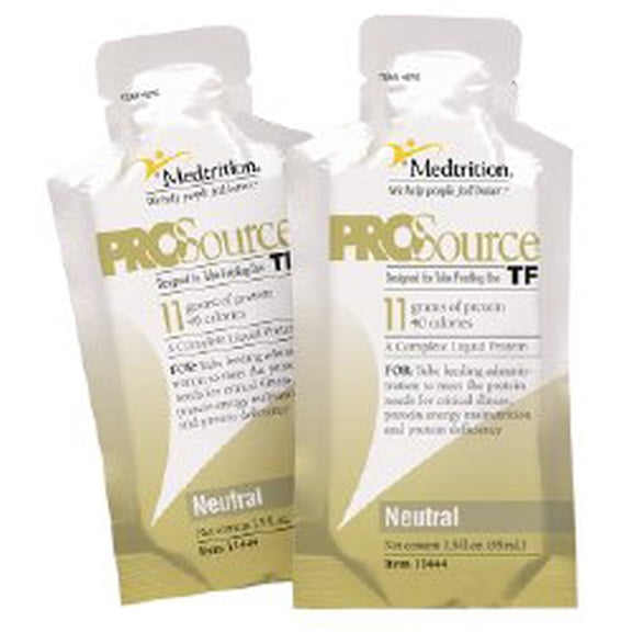 ProSource TF Tube Feeding Formula 45 mL Pouch Ready to Hang Unflavored Adult, 11444 - CASE OF 100