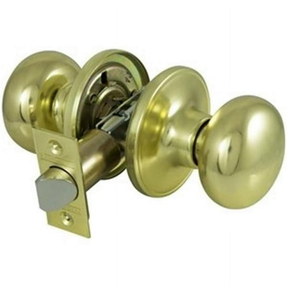 ProSource TF730V-PS 6-Way Adjustable Passage Knobset, Polished Brass