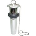 thumbnail image 1 of Worldwide Sourcing TW0914 1-Piece Lavatory Pull Out Plug With Chain and Stopper, 1-1/4 in Dia x 5 in, 1 of 1