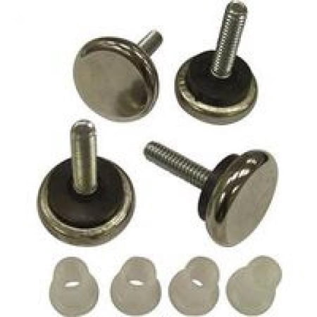 ProSource Threaded Stem Furniture Slide Glide, 1-1/16 In Dia, Plastic