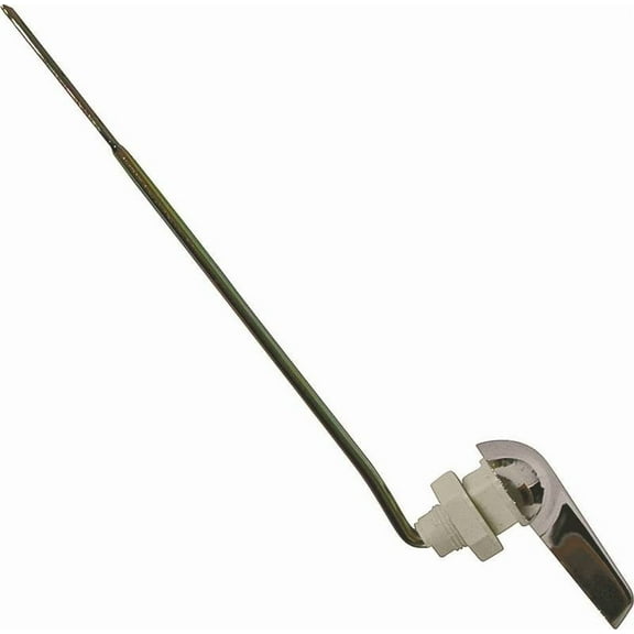 ProSource Toilet Flush Lever, Front Mounting, 8 in L Flush Arm, Steel/Zinc, Polished Brass/Yellow Zinc