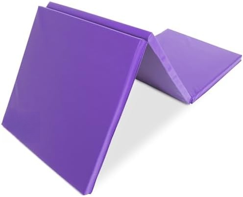 ProSource Tri-Fold Folding Thick Exercise Mat 6’x2’ with Carrying ...