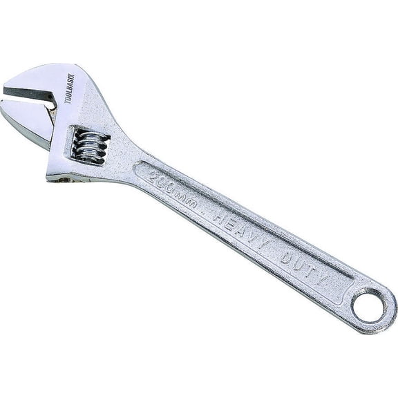 ProSource WC917-07 Adjustable Wrench, 10 in OAL, Drop Forged Vanadium, Chrome