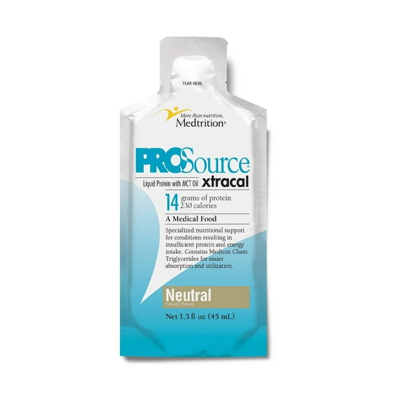 ProSource XtraCal Oral Supplement Neutral Flavor 1 oz. Packet 50 Ct