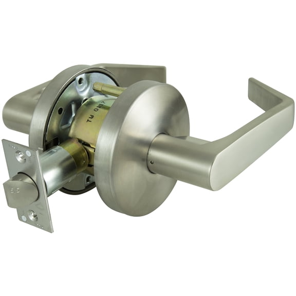 ProSource 7477888 Passage Cylindrical Lever, Left Hand/Right Hand Grip, Stainless Steel