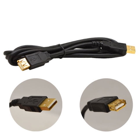 ProSpec Electronics USB Cable MIL-USB6 | 6 Foot Black