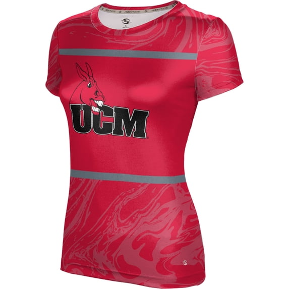 ProSphere Girls' University of Central Missouri Ripple Tech Tee