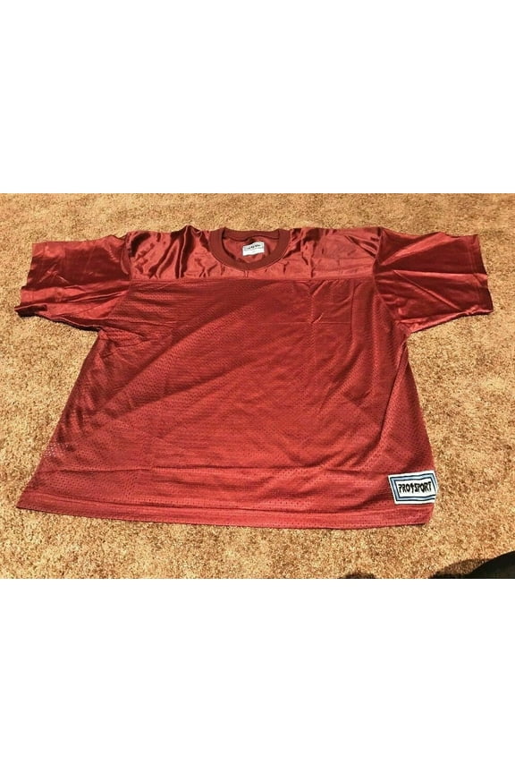 ProSport Dazzle Adult Football Jersey Maroon Size 2XL