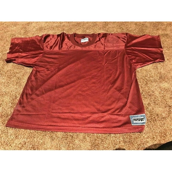 ProSport Dazzle Adult Football Jersey Maroon Size L/XL