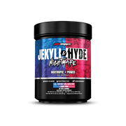 ProSupps Dr. Jekyll & Mr. Hyde Nightmare Dual Tub Pre Workout Powder, Explosive Focus, Energy, Strength, Endurance & Muscle Pumps Formula, Blue Razz & Blood Berry Flavor, 30 Servings