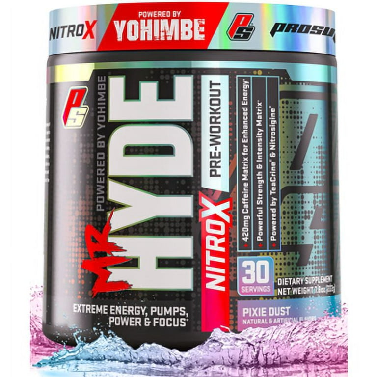 ProSupps Mr. Hyde Nitro X Intense Energy Pre-Workout Powder, Pixie