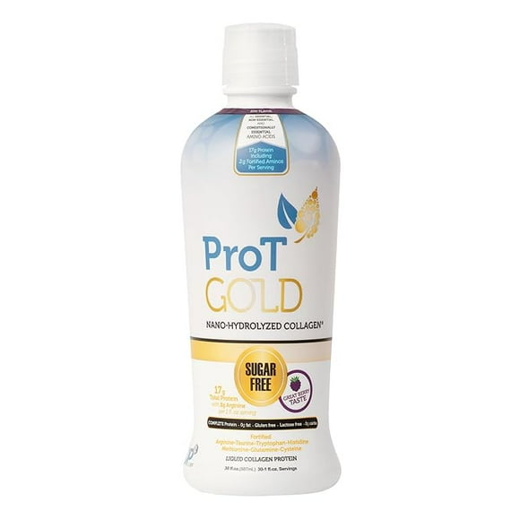 Liquid Collagen Protein Shot, 17g Clear Protein Nano-Hydrolyzed Grass Fed Collagen