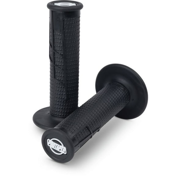 ProTaper 021668 Clamp-On Half Waffle Grips - Black/Black