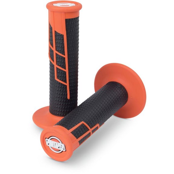 ProTaper Clamp-On Half Waffle Orange/Black Grips (021665)