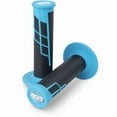 thumbnail image 1 of ProTaper Clamp-On Half Walffle Neon Blue/Black Grips (021656), 1 of 2