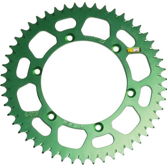 ProTaper Race Spec MX Aluminum Rear Sprocket Green 53 Tooth (033284)