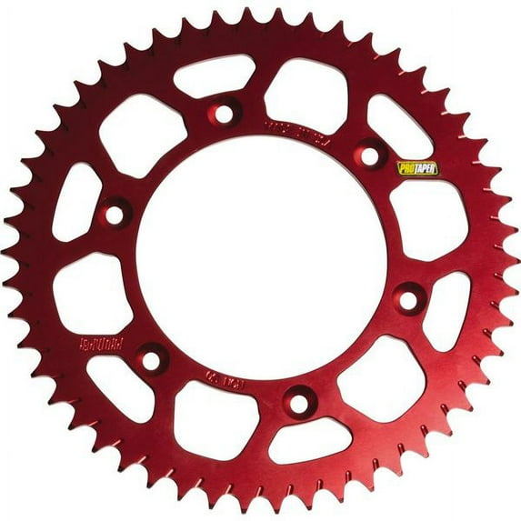 ProTaper Race Spec MX Aluminum Rear Sprocket Red 49 Tooth (033246)