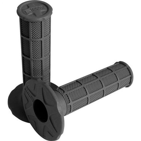 ProTaper Single Density Full-Waffle MX Grips Medium Grey 1-VLG-583 MED 431C