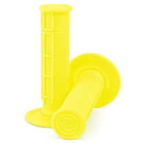 ProTaper Single-Density Half Waffle Neon Yellow Grips (VLG-1686-NEON YELLOW)