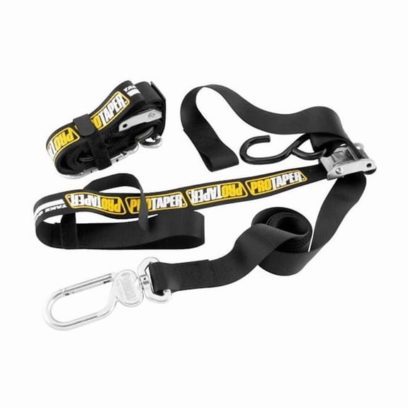 ProTaper Swivel Carabineer 84"x1.5" Soft Hook 1200lbs Tension Strength Tie Downs 11-099F
