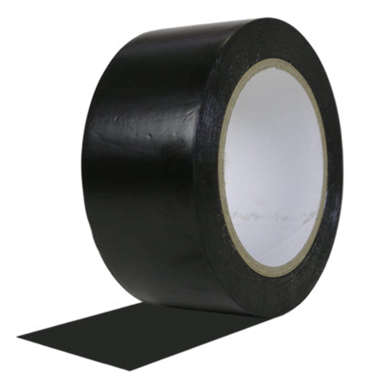 ProTapes Pro 50 Premium Vinyl Safety Marking and Dance Floor Splicing Tape 6 mils Thick 36 yds Length x 2 Width Black Pack of 1