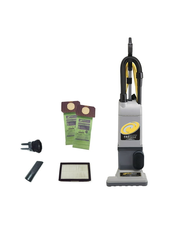 ProTeam ProForce Commercial Upright Vacuum Cleaner With On-Board Tools, 1200XP