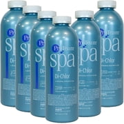ProTeam Spa Di-Chlor, Chlorine Powder Concentrate, keeps Spas safe and clear 2lb 6 pack