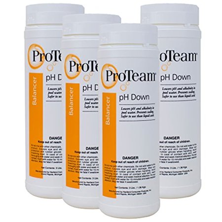 ProTeam pH Down 3lb 2pk Lowers pH and Alkalinity Levels for Swimming Pool & Spa