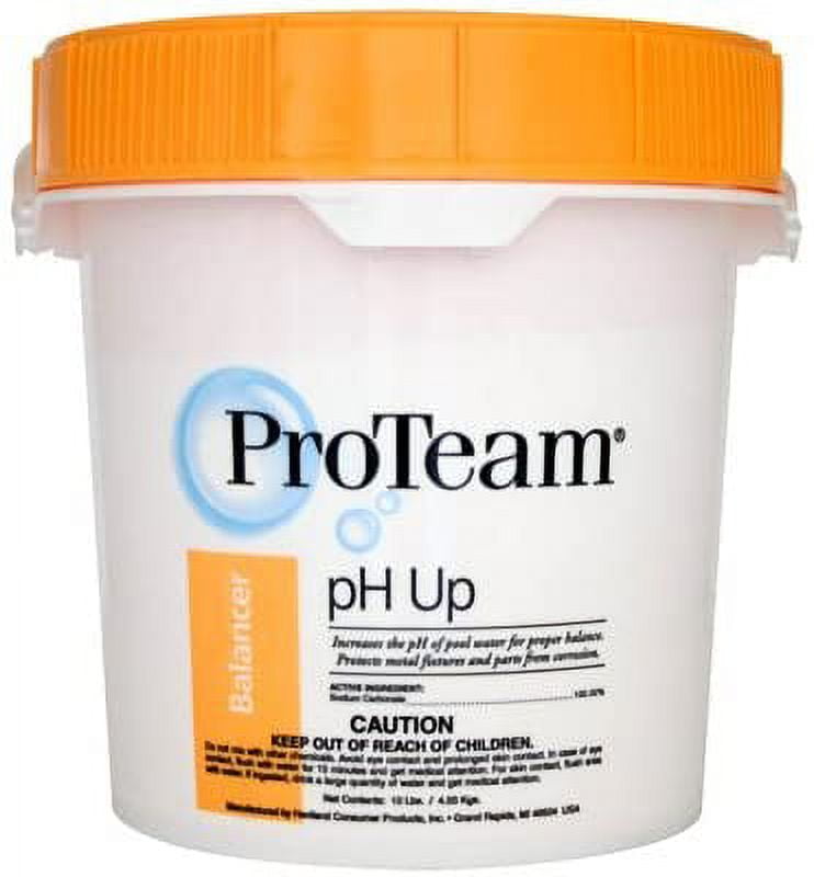 ProTeam pH Up 5 lb Bucket Balancer Increases pH Levels in Swimming