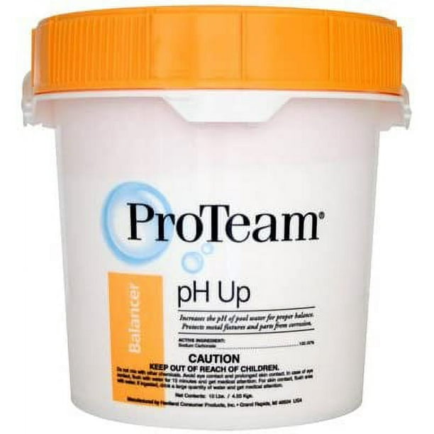 ProTeam pH Up 5 lb Bucket Balancer Increases pH Levels in Swimming