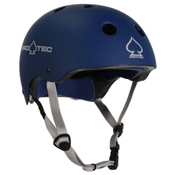 ProTec Skateboard Pads Classic CPSC Rubber Blue Skate Helmet - (Certified) - X-Large / 23.6" - 24.4"