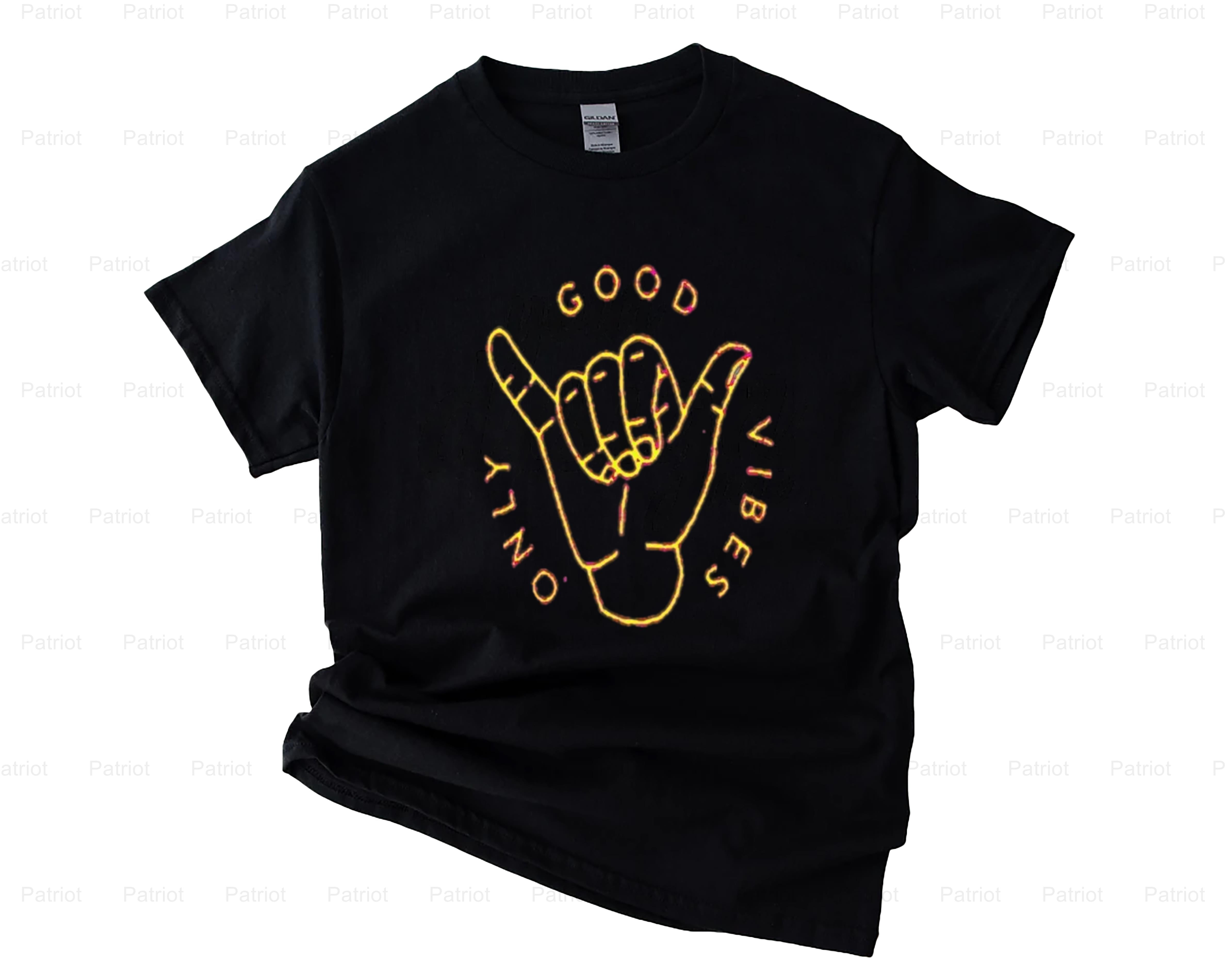 Good Vibes Only Novelty Tshirt Yoga Meditation Gift