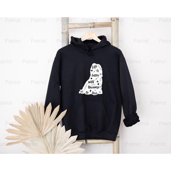 ProTee22 Havanese, Gifts, Life Is Better, Havanese to Love Graphic T-Shirt, SW, Hoodie, for Unisex, up to size 5XL.