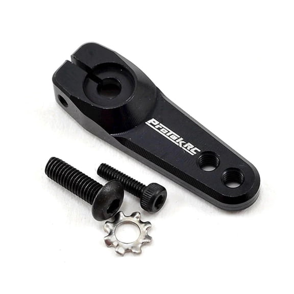 protek rc aluminum clamping servo horn (black) (25t-protek)