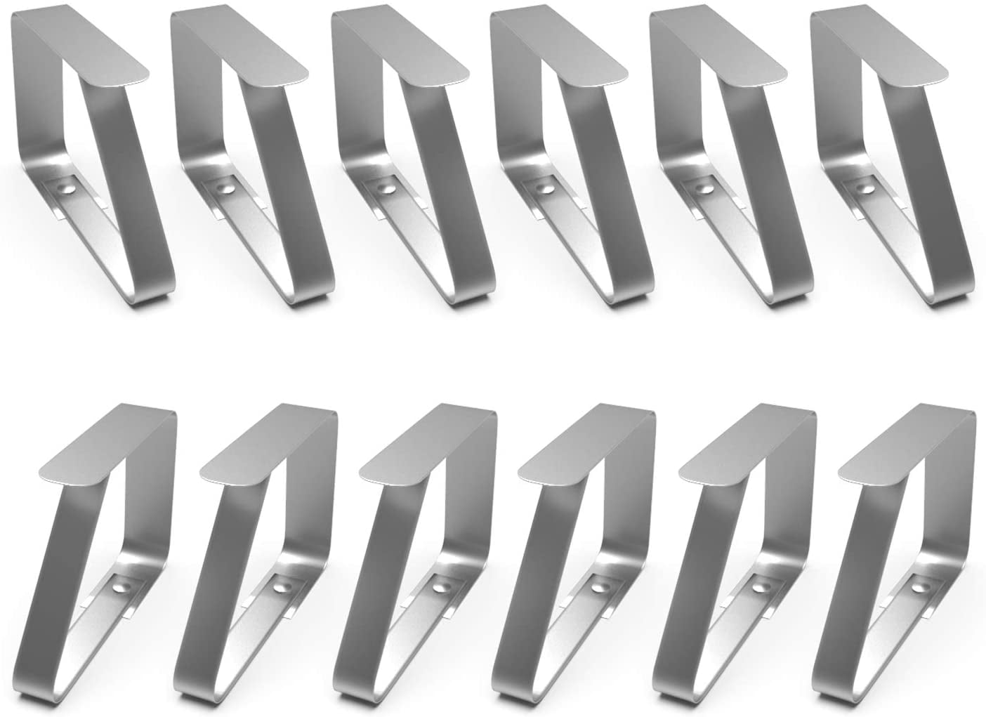ProTensils 12 Large Tablecloth Clips Rust Resistant Stainless Steel