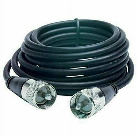 ProTrucker PTRG58-75 Antenna Coax Cable with PL-259 Connectors 75' Roll UHF