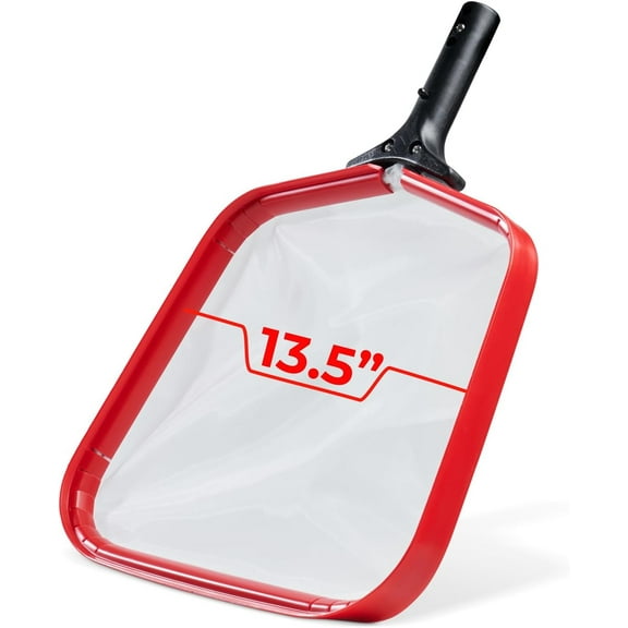 ProTuff Flat Pool Skimmer Net - Unlimited Free Replacements - Pro Grade Durability for Leaf, Pollen & Small Debris Surface Cleaning - Nearly 14 Fine Mesh Silt Net Skimmer