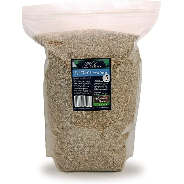ProTurf Perennial Ryegrass Fine Lawn Seed by Eretz (5lb) CHOOSE SIZE