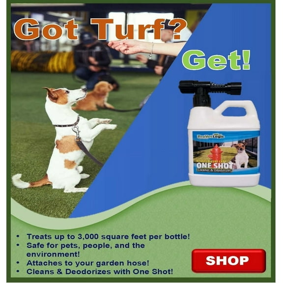 ProVetLogic Kennel & Turf Care One Shot Odor Eliminating Spray, 64 Oz Bottle