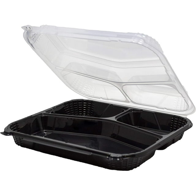ProView 10" Hinged TakeOut Container Microwave Safe, BPA Free