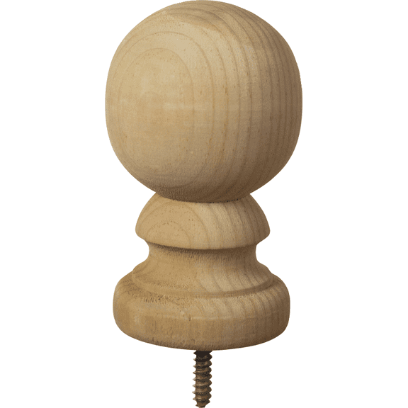 ProWood Treated Ball Top Post Cap - Pack of 4  Residential Use, Standard Application