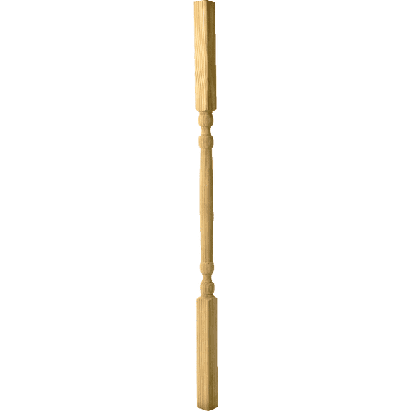 ProWood Treated Colonial Spindle Baluster - Single Pack Residential Use, Standard Application