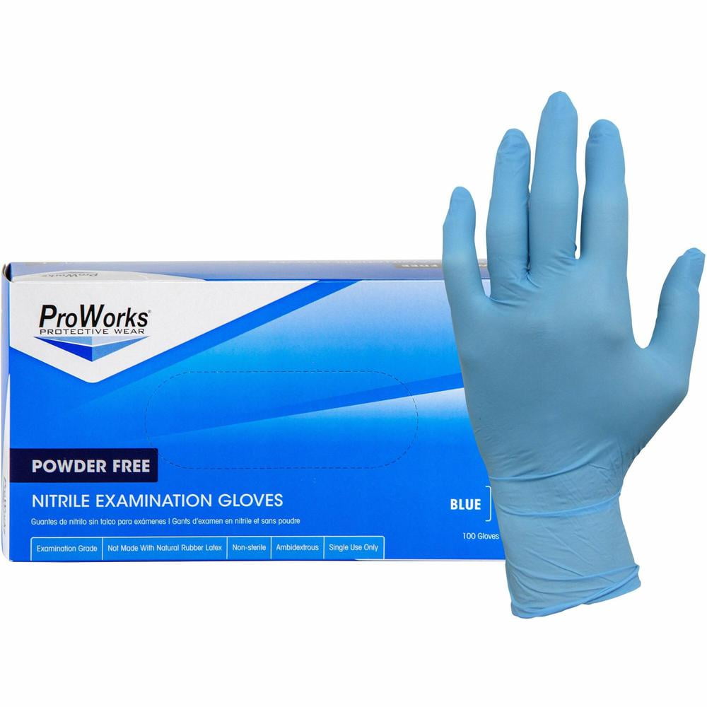 ProWorks NPF Nitrile Powder Free Exam Gloves Small Size For Right