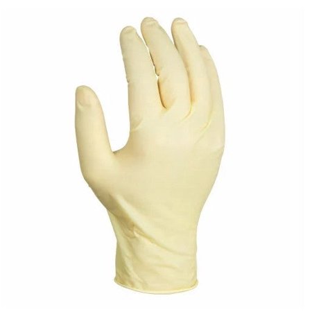 ProWorks® Latex PwdFree 8 Mil Total Grip Exam Gloves, Natural Med - Box of 100